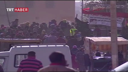 Fas'ta gıda yardımı sırasında izdiham