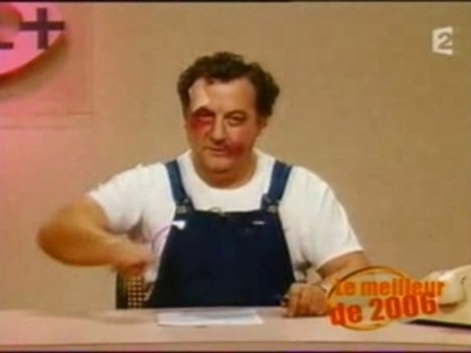 Coluche et le poulet de Bresse