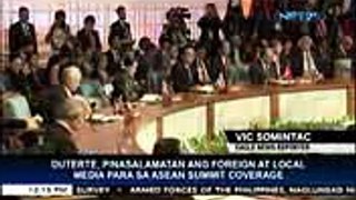 President Duterte thanks local and foreign media for ASEAN Summit coverage