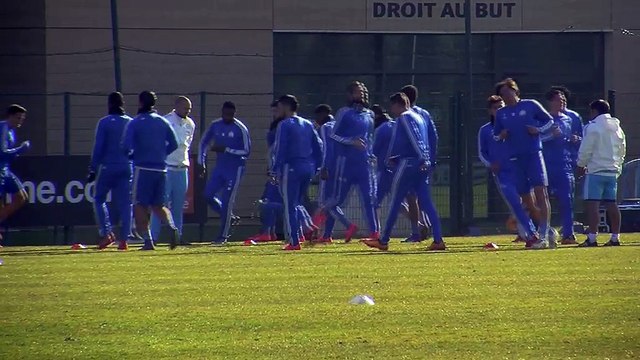 Images de l'entraînement de veille d'OM-Bilbao à la Commanderie