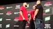 Fabricio Werdum vs Marcin Tybura Media Day Staredowns  UFC Sydney