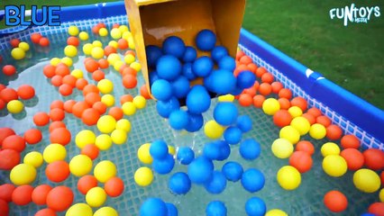 Learn Colors with Baby and Balls for Kids _ Excavator Colours Outdoor Play Fun Activity-vynnDQmLlL0
