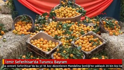 İzmir Seferihisar'da Turuncu Bayram