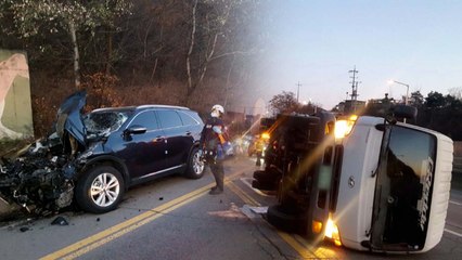 의정부 서부순환로 차량 3대 추돌...2시간 정체 / YTN