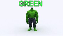 Learn Colors HULK Funny Videos - Learn Colors For Kids - Learn Colors For Kids - 3D CARTOON BABY