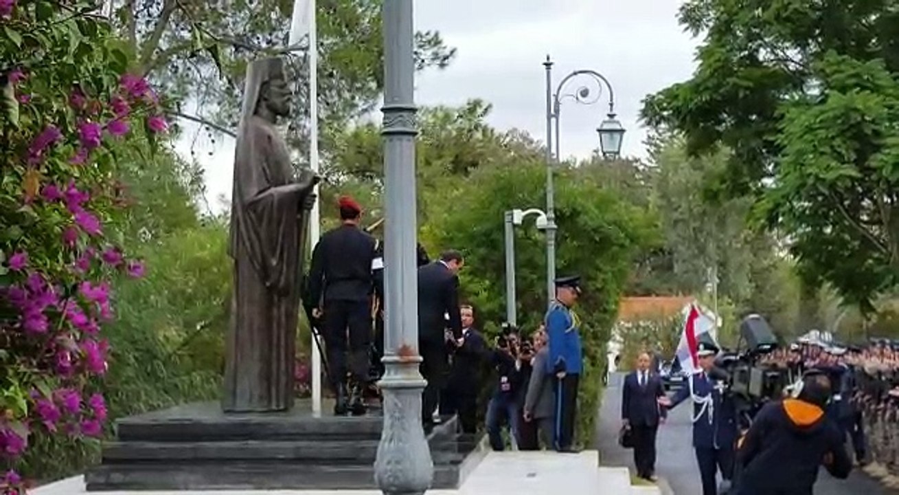 مراسم استقبال الرئيس عبد الفتاح السيسي في قصر الرئاسة القبرصي (3)