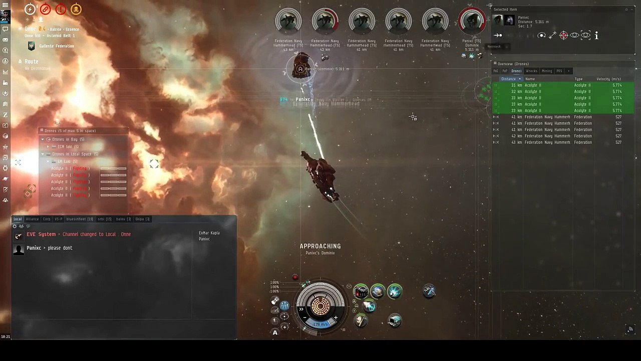 Hunting the Belters Proteus vs Dominix round 3