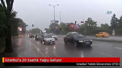 İstanbul'a 20 Saatlik Yağış Geliyor