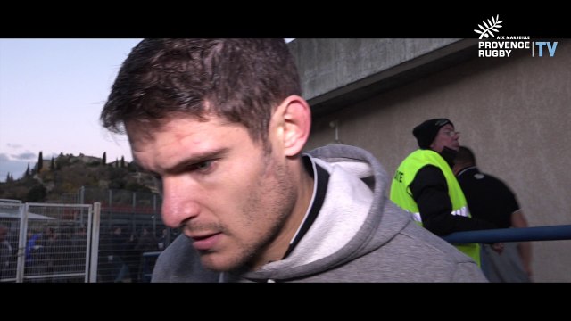 Fabien Cibray après Aubenas / Provence Rugby (19/11/17)