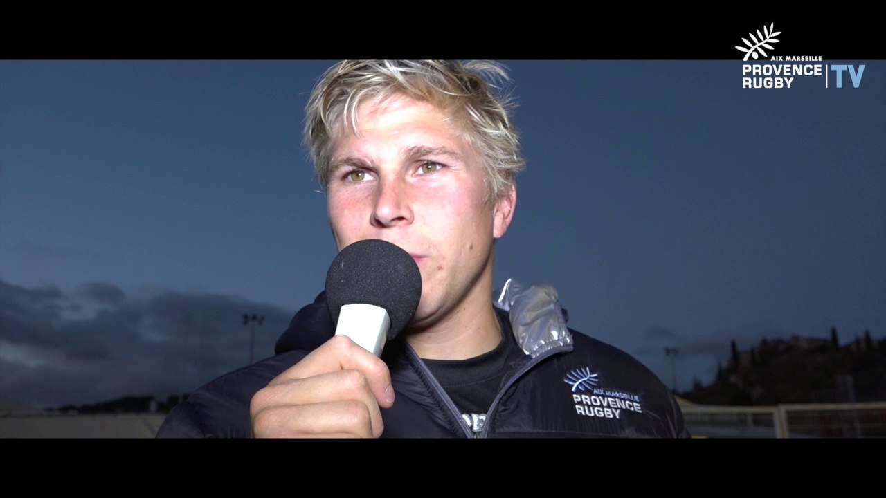 Tanguy Molcard après Aubenas / Provence Rugby