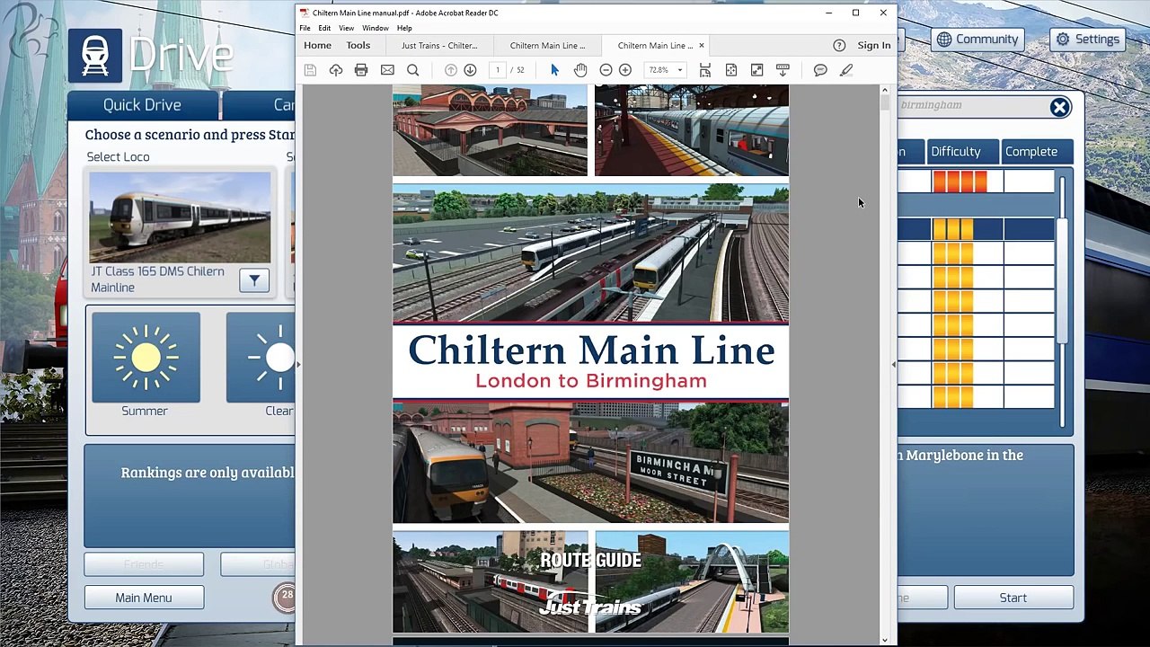 Chiltern Mainline - Part #1 (Train Simulator 2017)