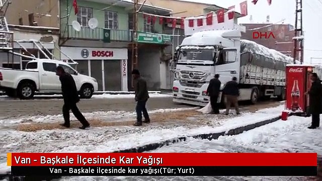 Van - Başkale İlçesinde Kar Yağışı