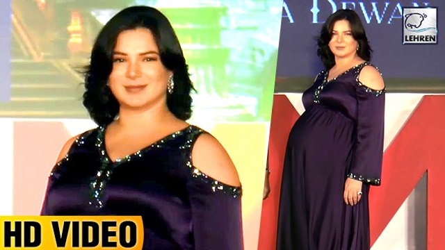 Pregnant Urvashi Sharma Walks The Ramp With Huge Baby BUMP