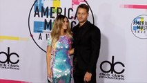 Chrishell Stause and Justin Hartley 2017 American Music Awards Red Carpet