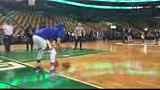 Stephen Curry puts on a show with his pregame dribbling ritual  ESPN