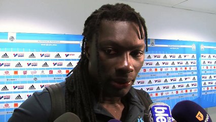 Bafé Gomis tout heureux d'avoir inscrit son 1er but face à Lorient