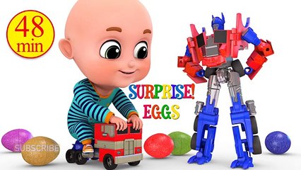 Surprise Eggs | Transformers Robot Truck Toy for Kids | Surprise Egg Videos from jugnu Kids