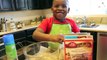Jfunk Makes BROWNIES Valentines Day Treat with Thomas & Friends Peppa Pig Spiderman EASY Kid Recipes