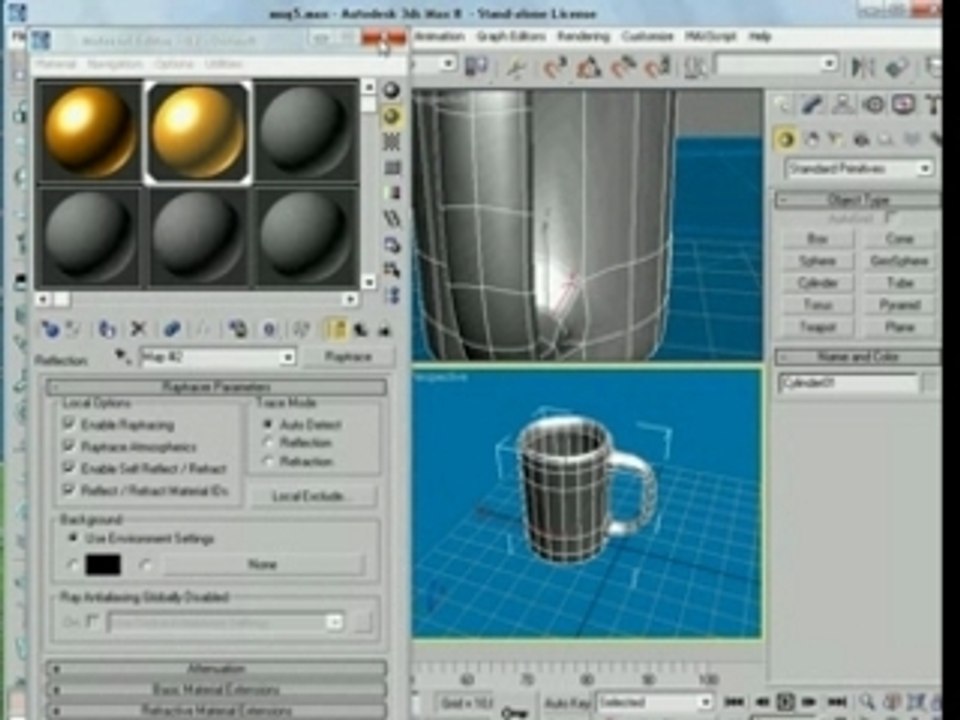 Habillage et rendu du mug
