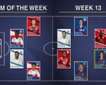 Ligue 1's team of the week featuring Cavani and Di Maria
