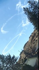 Navy Pilot Draws a Naughty Picture in the Sky