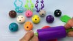 Learning Colours with Play Dough Balls Googly Eyes with Moulds Fun for Kids and Children