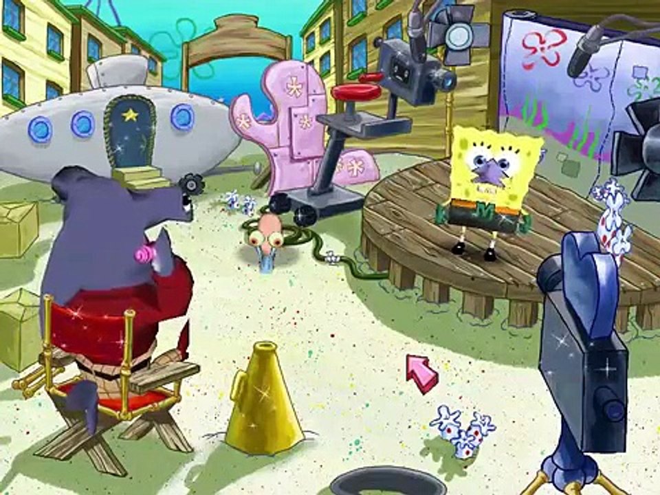 Приключения Губки Боба в игре Губка Боб: Свет, Камера, Штаны! - Эпизод 1