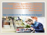 QuickBooks error customer service number 1-800-880-6389