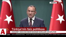 Hükümet Sözcüsü Bozdağ'dan faiz açıklaması