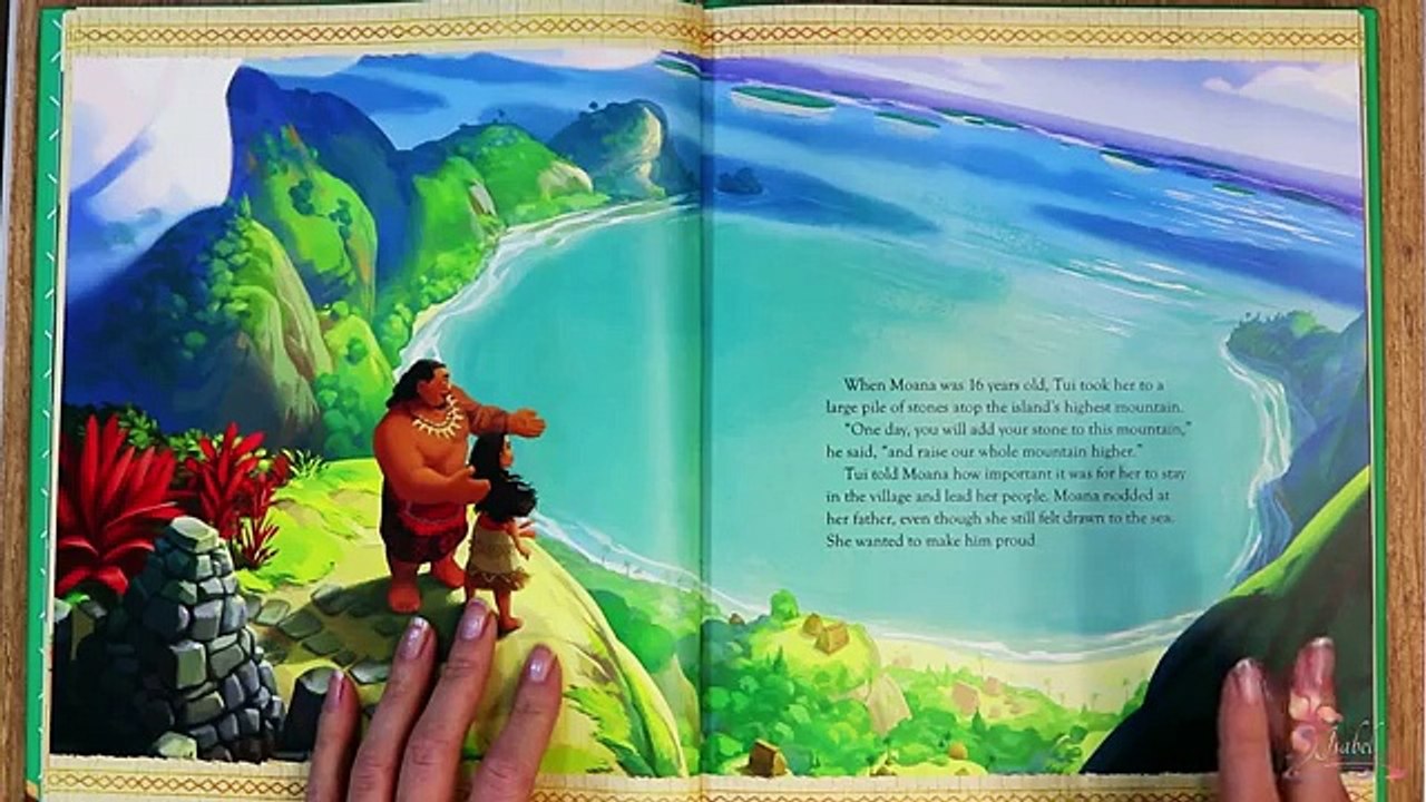 ASMR VAIANA/MOANA DISNEY STORY TELLING BOOK READING (ear to ear)