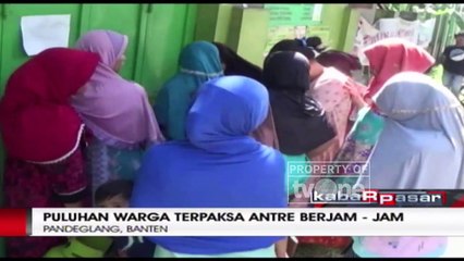 Pasokan Dibatasi, Warga Pandeglang Antre Berjam-jam Dapatkan Gas Elpiji 3 Kg