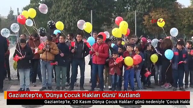Gaziantep'te, 'Dünya Çocuk Hakları Günü' Kutlandı