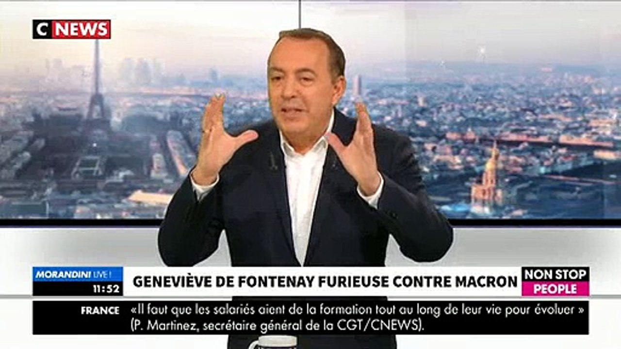 EXCLU - Geneviève de Fontenay: "J'envoie des SMS à Emmanuel Macron, mais il a un coffre-fort à la place du coeur" - VIDE