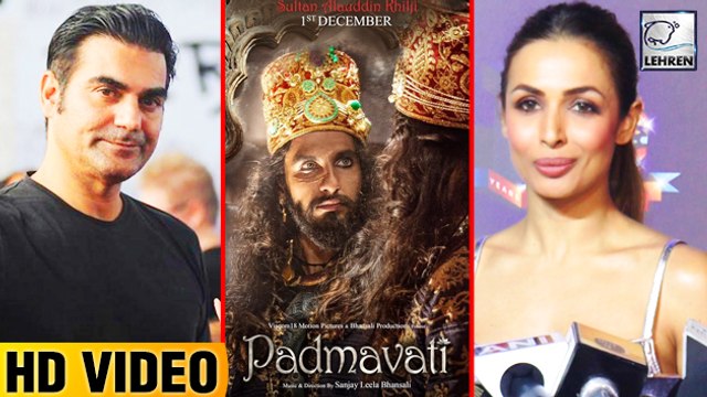 Arbaaz Khan And Malaika Arora React On Padmavati Controversy