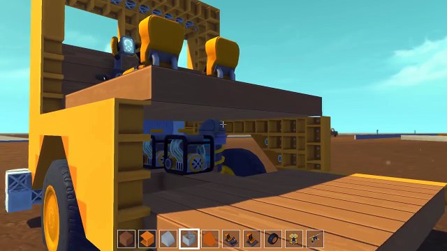 Scrap Mechanic Gameplay - EP 18 - Semi-Truck and Car Hauler