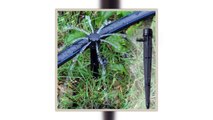 50Pcs adjustable Inserted Dripper Head 360 Degree Garden Plant Watering Eight Outlet Sprinklers