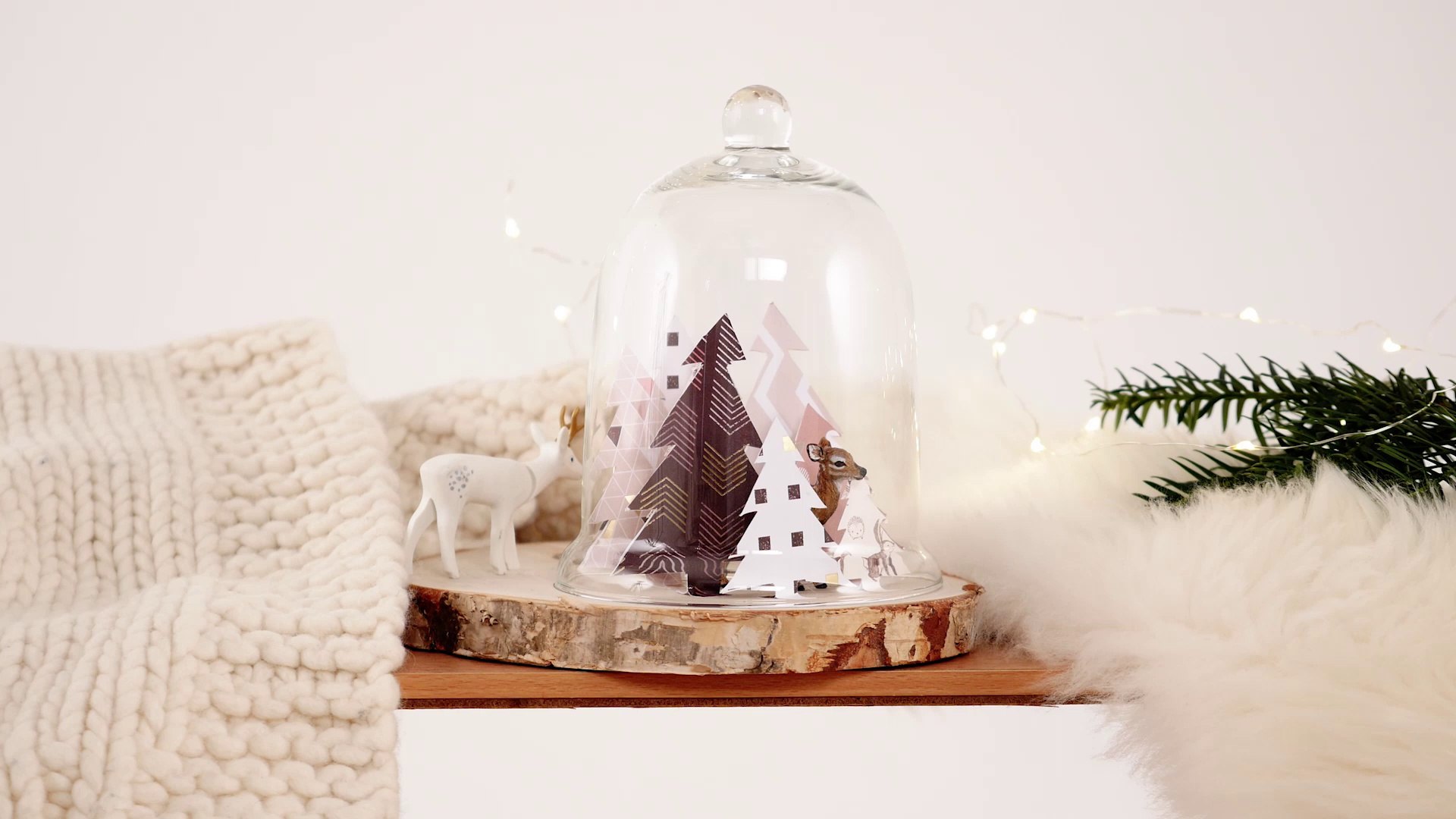 DIY Noël : faire une couronne de Noël en papier - Marie Claire