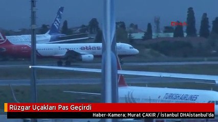 Rüzgar Uçakları Pas Geçirdi