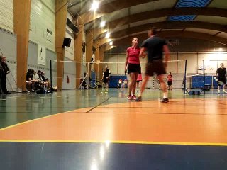 1er set de la finale consolante de Sullivan et Elodie au tournoi loisir de Landrecies