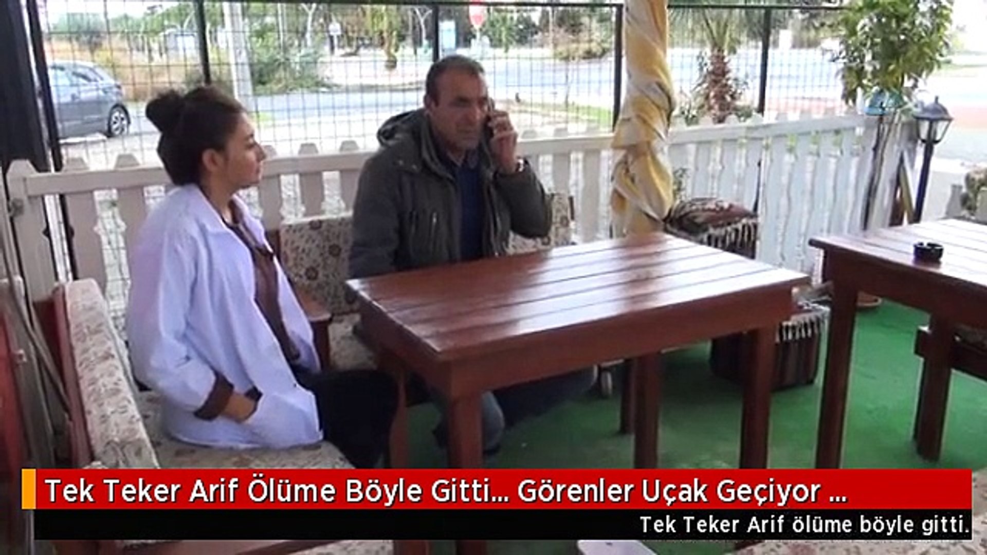 Tek Teker Arif Ölüme Böyle Gitti... Görenler Uçak Geçiyor Zannetti