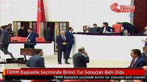 TBMM Başkanlık Seçiminde Birinci Tur Sonuçları Belli Oldu