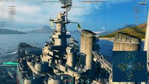 World Of Warships - USS North Carolina Gameplay : Cowards