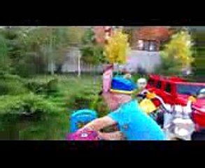 Funny Baby Police Car Accident Tractor Kids POWER WHEEL Nursery Rhymes Songs For Kids