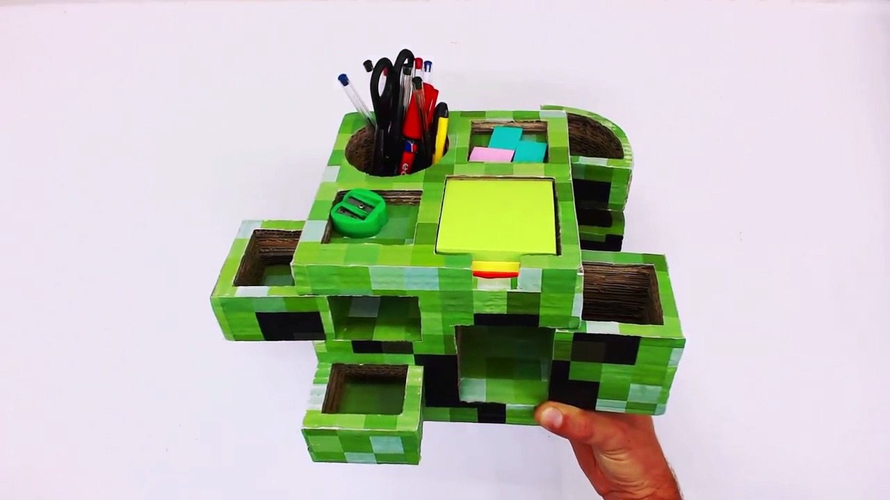 Organizador de escritorio de Minecraft, cómo se hace