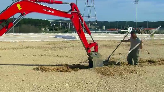 Futur terrain en pelouse synthétique de La Coudoulière