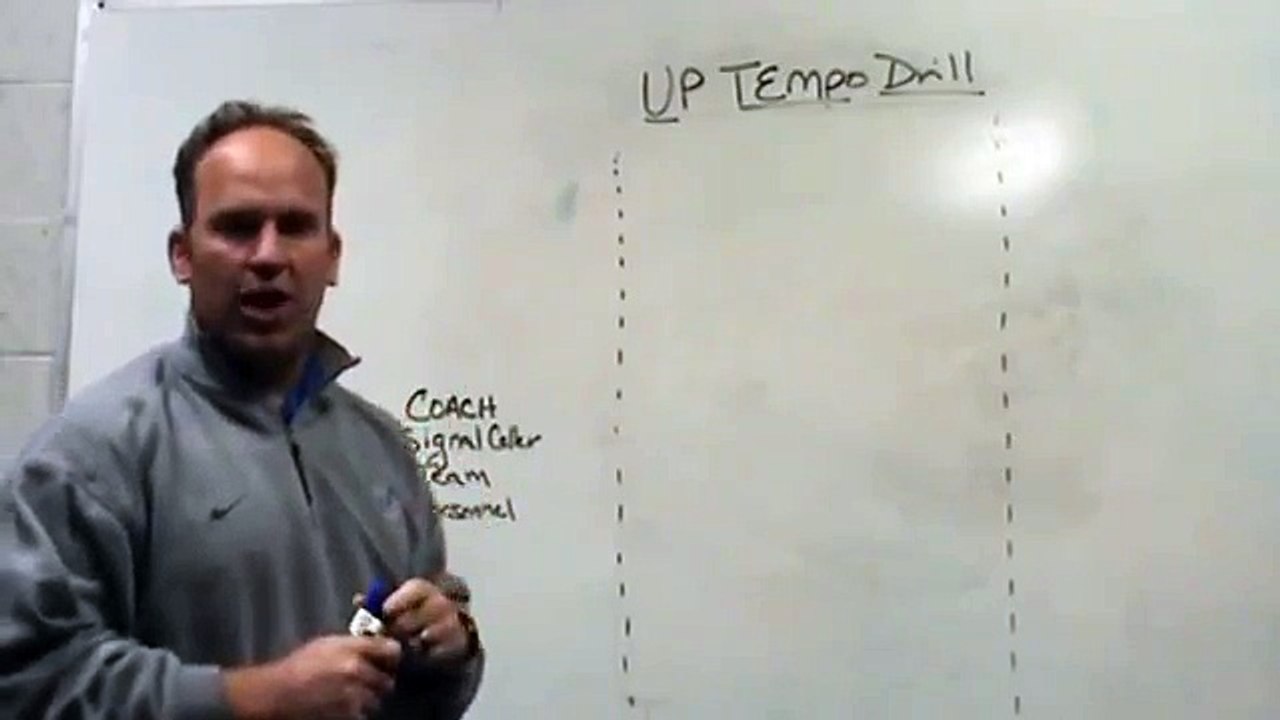 UP TEMPO FOOTBALL DRILL