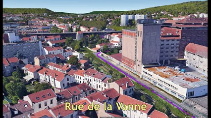 Course de la Saint-Nicolas : tracé des 10 km de Nancy en 3D