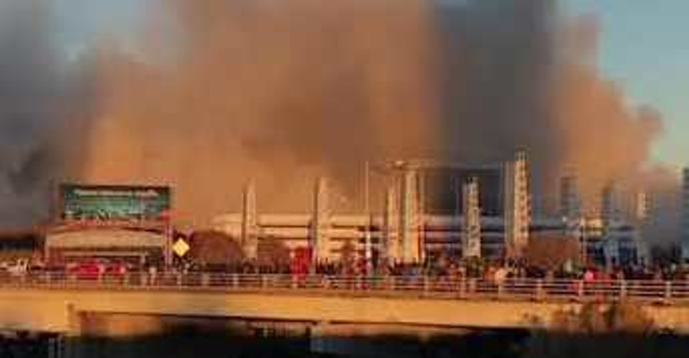 Atlanta's Georgia Dome Destroyed in Controlled Implosion