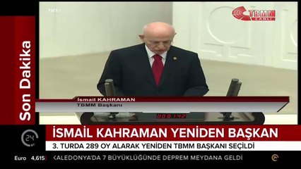 İsmail Kahraman 289 oy  alarak yeniden başkan oldu