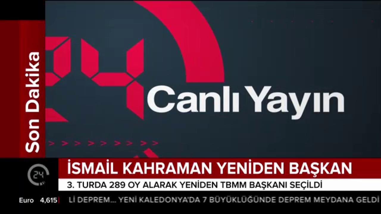 #SONDAKİKA İsmail Kahraman yeniden "Meclis Başkanı" seçildi